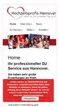 Mobile Screenshot of hochzeitsprofis-hannover.de